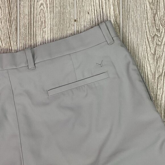 Callaway Performance Golf Shorts Men's 38 Gray Flat Front 10" Inseam - Picture 4 of 6